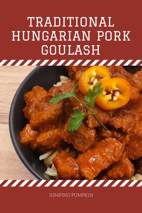 Hungarian Pork Goulash, Hungarian Pork Goulash Recipes, Pork Goulash Recipes, Pork Paprikash Recipe, Diced Pork Recipes, Pork Paprikash, Pork Stew Meat Recipes, Cubed Pork Recipes, Pork Goulash