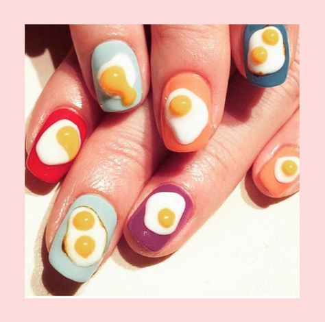 Screen Shot 2015-12-10 at 12.36.27 PM Nail Polish Ideas Easy, Food Nail Art, Food Nails, 3d Nail Art Designs, Nail Art 3d, Crazy Nails, Nails Polish, Nail Swag, 3d Nail Art