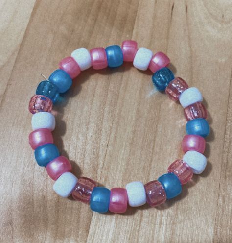 Trans Kandi, Trans Flag, Kandi Bracelets, Beaded Bracelets, Flag, Bracelet, White, Quick Saves