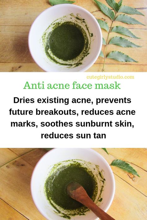 Diy Acne Scar Remover, Neem Face Pack For Acne, Beauty Apothecary, Anti Acne Face Mask, Yarn Tutorials, Face Mapping Acne, Face Mask For Pores, Acne Mask, Acne Face Mask