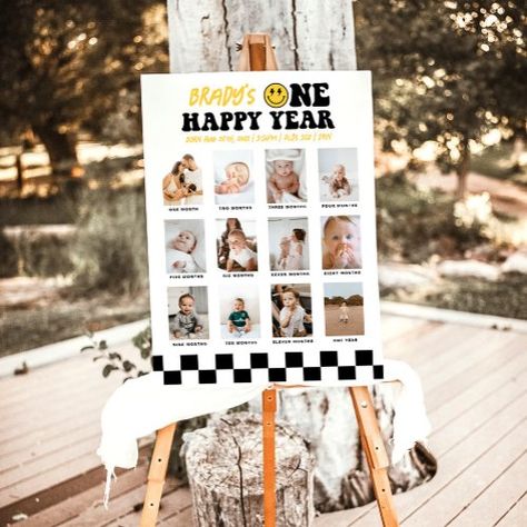 $45.7 | First Birthday Photo Sign, One Happy Dude Checker - 1st birthday party, first year photos, first year banner, first birthday photo sign, photo sign, first year, first year photo sign, one happy dude, one cool dude, checkered Dude Birthday Party, One Cool Dude, Baby First Birthday Themes, One Happy Dude, Boys First Birthday Party Ideas, First Birthday Photo, One Year Birthday, Birthday Party Design, Cool Dude