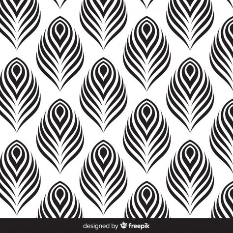 Beautiful peacock feather pattern design... | Premium Vector #Freepik #vector #background #pattern #abstract-background #floral Feather Pattern Design, Peacock Logo, Peacock Feather Pattern, Feathers Pattern, Jaali Design, Retro Tattoos, Textile Prints Design, Mandala Design Pattern, Graph Design