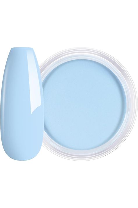 AILLSA Dip Powder Light Blue Nail Dipping Powder Fall Winter Dip Powder Colors for DIY Manicure Salon at Home Easy to Use Nail Dip Powder for Valentine (1 Oz) Blue Glitter Dip Powder Nails, Light Blue Dip Nails, Fall Dip, Light Blue Nail, Dip Powder Colors, Nail Dipping Powder Colors, Dip Polish, Nails Dip Powder, Light Blue Nails