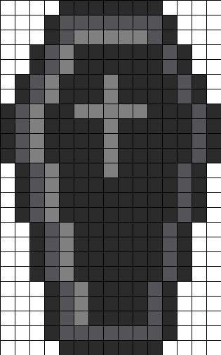 Alpha Patterns Halloween, Goth Perler Bead Patterns, Perler Beads Halloween, Halloween Alpha Pattern, Pixel Art Halloween, Pearled Bead, Perler Pattern, Pearl Beads Pattern, Perler Ideas