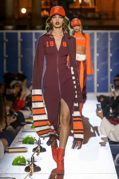 Rihanna's New Fenty x Puma Collection Will Take You Back to High School Orange Runway, Back To High School, Rihanna News, Angel Reese, Rihanna Photos, Fashion Show Runway, 2017 Runway, Human Leg, Fenty X Puma