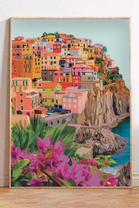 Excited to share the latest addition to my #etsy shop: Cinque Terre Digital Download https://etsy.me/40E00by #cinqueterre #cinqueterreart #italy #italyart #unframed #traveltransportation #travel #artprint #digitalart #art #digitalartprint Cinque Terre Painting Easy, Cinque Terre Watercolor, Cinque Terre Art, Bedroom Artwork Ideas Paintings, Painting Ideas Italy, Cinque Terre Italy Painting, Italy Painting Easy, Painting Ideas On Canvas Couples, Cinque Terre Painting