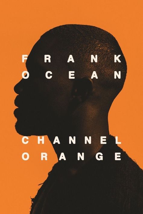 Frank Ocean Channel Orange, Frank Ocean Poster, Poster Grafico, Silhouette Poster, Channel Orange, Music Poster Design, Picture Collage Wall, Macbook Wallpaper, Frank Ocean