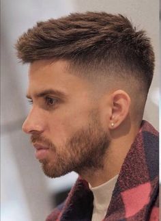 Very Short Hair Men, Young Men Haircuts, Mid Fade Haircut, Men Fade Haircut Short, Short Hair With Beard, Best Fade Haircuts, Haircut Selfie, Short Fade Haircut, High Fade Haircut