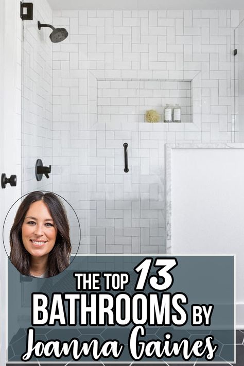 Master Shower Tile Combinations, Magnolia Bathroom Ideas, Joanna Gaines Bathrooms, Magnolia Homes Bathroom, Joanna Gaines Bathroom Ideas, Bathroom Joanna Gaines, Joanna Gaines Bathroom, Best Bathrooms, Magnolia Bathroom