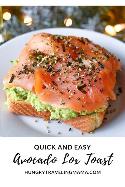 Avocado Lox Toast, Avocado Toast Salmon Egg, Salmon Avocado Breakfast, Lox And Avocado Toast, Lox Toast Smoked Salmon, Lox Toast, Smoked Salmon And Avocado Recipes, Lox Avocado Toast, Avocado Toast With Salmon And Egg