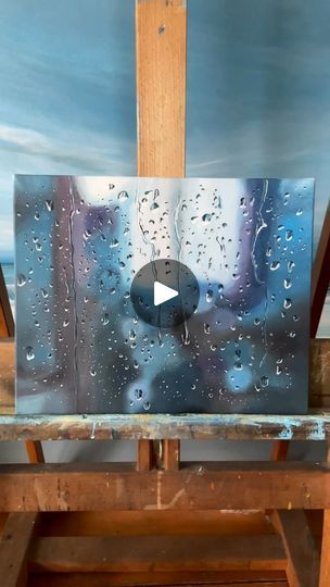 Victoria Obolensky, Water Artists, Top Paintings, Acrylic Painting Inspiration, Prismacolor Art, Rain Painting, Painting Reference, Rain Art, Painting Demo