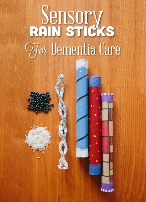 Rain Maker Craft, Yoga Crafts, Alzheimer's Activities, Elderly Crafts, Memory Care Activities, Nursing Home Activities, Rain Sticks, Alzheimers Activities, November Crafts