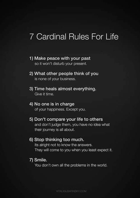 Rules For Life, Life Rules, Cheat Sheets, Life Advice, Inspirational Quotes Motivation, Good Advice, Positive Thoughts, Great Quotes, Wisdom Quotes