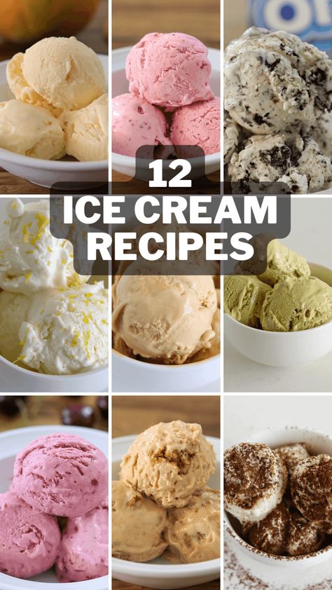 Easy Homemade Ice Cream Recipes, Lemon Ice Cream Recipe, The Cooking Foodie, Homemade Ice Cream Maker, Easy Ice Cream Recipe Homemade, Homemade Ice Cream Recipes Machine, Mango Ice Cream Recipe, Sweetened Condensed Milk Recipes, Homemade Chocolate Ice Cream