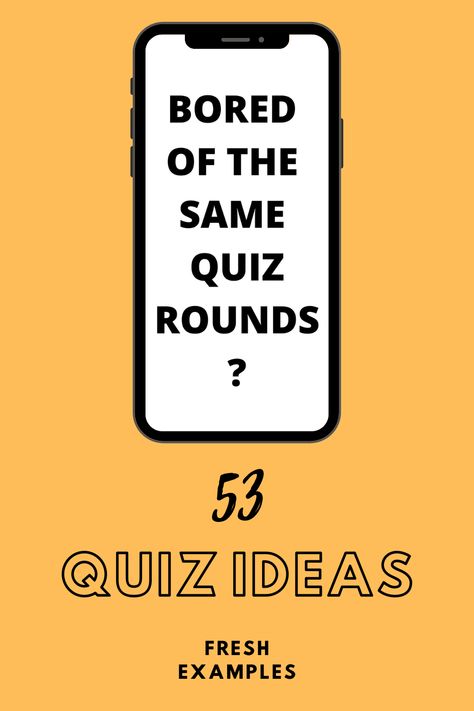 Fun quiz ideas, quiz round ideas, trivia round ideas, quiz questions and answers, general knowledge round, music round ideas, picture round ideas, movie round, interactive round, pop culture, sport, food #quiz #trivia Trivia Round Ideas, Music Quiz Ideas, General Knowledge Quiz Questions And Answers, Music Quiz Questions And Answers, Pub Quiz Questions And Answers, Family Quiz Questions And Answers, Quiz Night Ideas, Funny Quiz Questions And Answers, Funny Trivia Questions And Answers