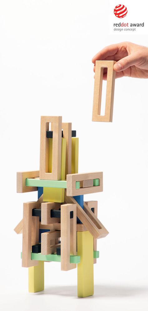 Modular Toys, Building Blocks Design, Wooden Building, Wooden Building Blocks, Wooden Buildings, Natural Curiosities, March 1, Block Toys, Puzzle Toys