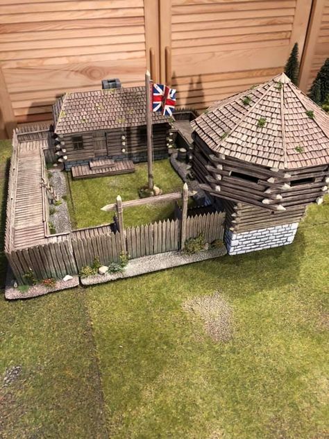 Dreispitz - Mike´s miniature wargaming blog: "The Fort" - not by Bernard Cornwell, but by Mike Spanuth Model Castle, Fort Apache, Toy Fort, Old Western Towns, Army Men Toys, Bernard Cornwell, Dnd Crafts, Colonial Life, Wargaming Table