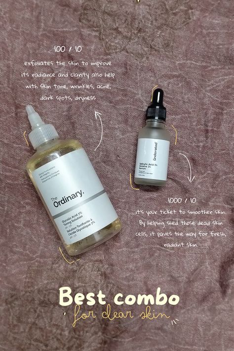 The Ordinary Best Exfoliators, Pretty Skin Care, Pretty Skin, Smoother Skin, Glycolic Acid, Radiant Skin, Dead Skin, Dark Spots, Good Skin