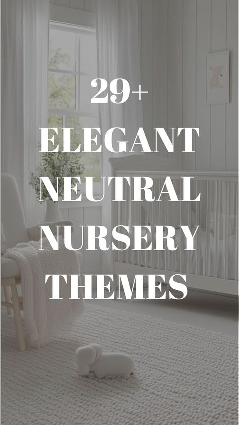 Neutral nursery with white crib, soft knitted rug, and minimalist decor, creating an elegant and calming space perfect for a baby’s room. Neutral Nursery Themes, Nursery Themes Neutral, Neutral Nurseries, Stylish Nursery, Girl A, Neutral Nursery, Gender Neutral Nursery, Soothing Colors, Neutral Decor