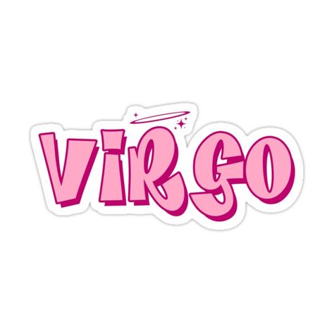 Virgo Horoscope Tattoo, Virgo Logo, Zodiac Signs Stickers, Virgo Stickers, Virgo Szn, Birthday Virgo, Virgo Emotions, Fitness Stickers, Zodiac Sign Virgo