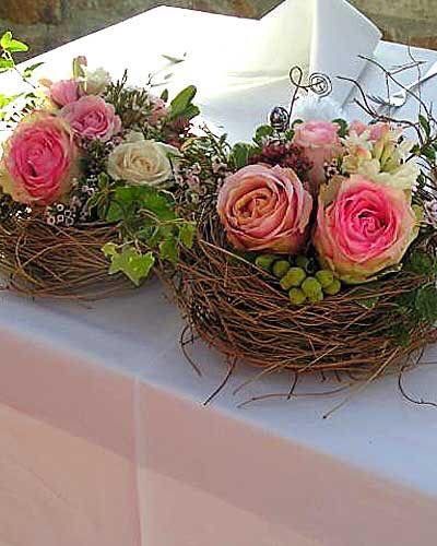 Floral arrangement in birds nest Spring Flower Arrangements Centerpieces, Small Arrangements, Easter Flower Arrangements, Spring Flower Arrangements, Spring Centerpiece, Cafe Ideas, Beautiful Bouquets, Flowers Arrangements, Easter Flowers