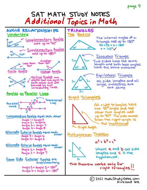 Math Study Notes, Sat Tips, Study Effectively, Sat Study, Sat Exam, Teaching Math Strategies, Sat Math, Exam Tips, School Study Ideas