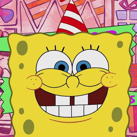 Sponge Bob Happy Birthday, Spongebob Happy Birthday, Happy Spongebob, Happy Birthday Spongebob, Spongebob Happy, Birthday Spongebob, Sarah Alexander, Cartoon Birthday, Spongebob Party