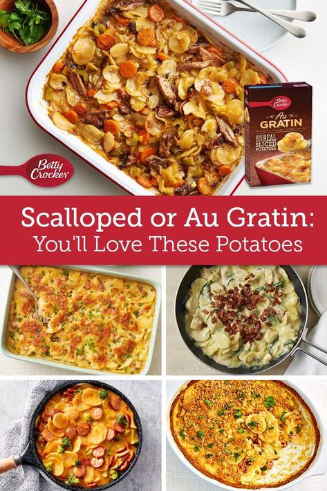 How To Make Box Potatoes Better, Boxed Potatoes Recipes, Betty Crocker Julienne Potatoes Recipes, Boxed Potatoes Better, Betty Crocker Au Gratin Potatoes And Ground Beef, Box Potatoes Recipes, How To Make Boxed Augratin Potatoes Better, Betty Crocker Au Gratin Potatoes, Box Au Gratin Potatoes Recipes