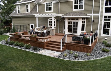 Upstate House, Home Deck, Deck Grill, Deck Pergola, Deck Landscaping, Deck Skirting, Deck And Patio, Deck Steps, Patio Deck Designs