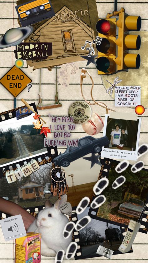 #midwestemo #thefrontbottoms #modernbaseball #americanfootball #momjeans #music #aesthetic #wallpaper #wallpapercollage Midwest Emo Wallpaper, Emo Phone Wallpaper, Midwest Emo Aesthetic, Music Aesthetic Wallpaper, Midwest Emo, Emo Aesthetic, Emo Wallpaper, Music Headphones, Music Aesthetic