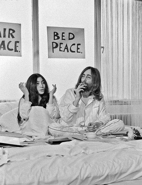 Bed Peace, Wes Wilson, John Lennon Yoko Ono, Sean Lennon, John Lennon And Yoko, Give Peace A Chance, Beatles John, Yoko Ono, The Fab Four