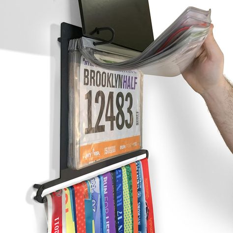 Bib Display, Race Medal Displays, Medals Display, Running Bibs, Running Medal Display, Running Medal Holder, Race Medals, Running Medal, Condo Renovation