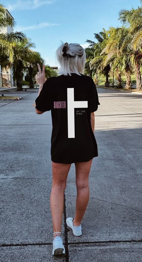 We are so excited for you to rock this tee in Faith.  * Q U I C K * F A C T S * This t-shirt is proudly printed on Comfort Colors 1717 shirts which are super soft & cozy with a vintage feel. If you want that cozy soft feeling, this is the tee to choose! ✺Medium fabric (6.1 oz/yd² (206.8 g/m ✺Relaxed fit ✺Sewn-in twill label ✺100% ring-spun cotton * S I Z I N G * ✺ Most women find their typical size works best, since they are meant to fit a touch loose. Please see the size chart for more details Cool Christian Tshirts, Christian Shirt Design Ideas, Worship Night Outfit, Christian T Shirts Designs, Elevation Worship Outfits, Custom Shirts Ideas, Christian Tshirts Designs Woman, Circuit Shirt Ideas, Christian T Shirt Ideas