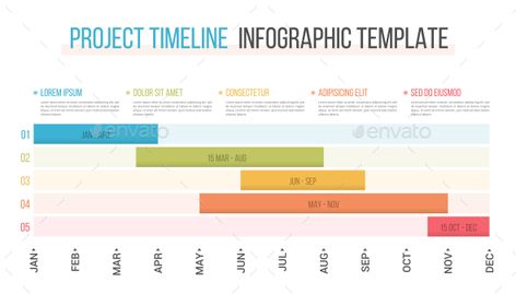 Project Timeline. Professional infographic template. #infographics #design #template #GraphicTemplate #business #chart #company #date #diagram #gant #gantt #graph #graphic #history #horizontal #info #infochart #infograph #layout #line #milestone #number #organization #presentation #process #project #schedule #step #success #text #time #timeline #workflow Project Schedule Design, Project Timeline Design, Gant Chart Design, Gant Chart, Project Timeline Infographic, Process Diagram, Business Chart, Project Timeline, Project Timeline Template