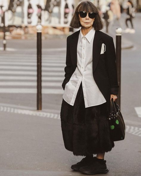 Tommy Ton, Black Bob, Rei Kawakubo, Asian Style, Black Blazer, Comme Des Garcons, This Moment, Paris Fashion, Gq