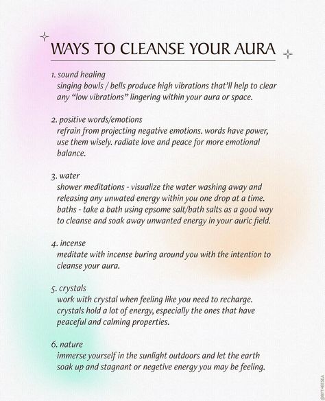 BY THE SEA on Instagram: “ways to cleanse your aura ♡ ⊹ ⊹ ⊹ ⊹ #aura #auraart #gradients #spirituality #positivequotes #motivation #typography #photoshop…” Aesthetic Nature Quotes, About Auras, How To Cleanse Your Aura, A Life Full Of Meaning Aura, Words Quotes Aesthetic, Cleansing Your Aura, Quotes Aura, Cleanse Aura, Motivation Typography