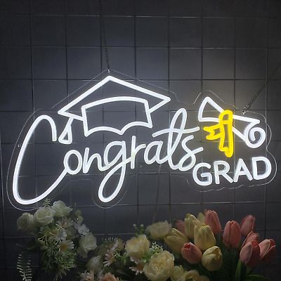 ad eBay - Congrats Grad Neon Sign Congrats Neon Lights Signs for Backdrop Graduation Party - Buy Now, click the link (eBay) Backdrop Graduation Party, Neon Lights Signs, Backdrop Graduation, Lights Signs, Party Wall Decor, Graduation Party Signs, Neon Wall Signs, Congrats Grad, Graduation Celebration