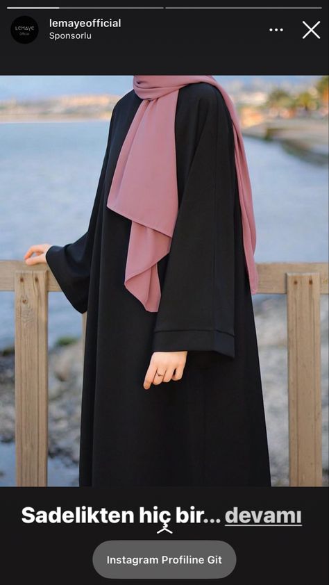 Black Abaya With Colour Hijab, Burqa Designs Simple, Black Abaya Designs Simple, Simple Abaya Designs, Burkha Designs, Burqa Designs, Black Abaya Designs, Simple Abaya, Hijab Colors