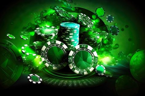 Gambling Background, Casino Background, Green And Black Background, Gambling Chips, Photo Beautiful, Simple Background Images, Casino Chips, Simple Background, Slot Machine