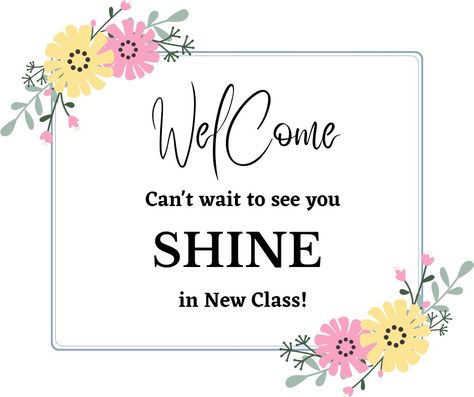 Welcome Card, Welcome Tag, For New Students, For Teachers Welcome Cards For Students, Welcome Quotes For Students, Welcome Back Teacher, Ant Crafts, Welcome To Class, Soft Board, Devi Images, Pattern Design Drawing, Devi Images Hd