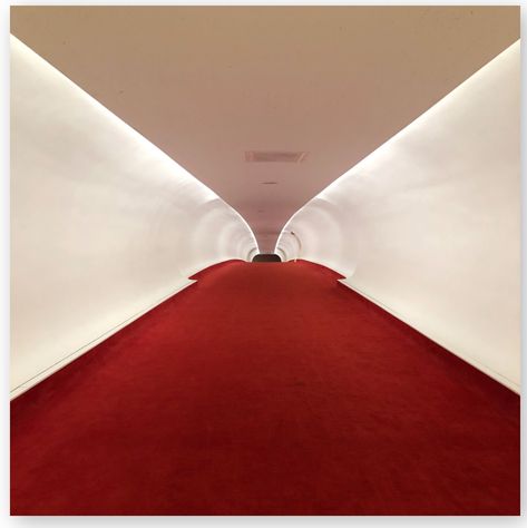 Catch Me If You Can… TWA Hotel Hallway was shot at the newly renovated hotel. This is the Eero Saarinen’s landmark building at JFK Airport. Fun place to stay if you get a chance. If not, go for a drink. to view: #twahotel #photography #art #fineartphotography #colorphotography #NYC #modernism #architecture #modernarchitecture #modernism #midcentury #midcentruymodernism #EeroSaarinen #Saarinen #JFKairport #avaiation #planes #travelphotography #artphotography #abstractart Airport Hallway, Twa Hotel Aesthetic, Twa Hotel Jfk, Twa Airport, Modernism Architecture, Mark Hopkins Hotel San Francisco, Twa Hotel, Smithsonian Air And Space Museum, Hotel Hallway