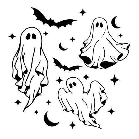 Fall Shirt Svg, Spooky Season Svg, Bat Svg, Halloween Shirt Svg, Creepy Ghost, Funny Fall, Ghost Svg, Svg Kids, Love Halloween