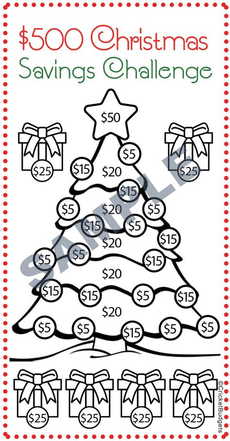 MINI A6 500 Dollar | Christmas Savings | Envelopes Challenge | INSTANT DOWNLOAD | Sinking funds | Savings | PDF | Use in Cash binder | This is a printable A6 challenge to manage your savings. Save $500, color in the envelopes and stuff away! Just DOWNLOAD, PRINT, and START right away! Savings Envelopes, Savings Plan Printable, Christmas Savings Plan, Christmas Savings Challenge, Cash Binder, Saving Coins, 500 Dollars, Saving Money Chart, Money Sense