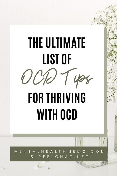 Tips For Managing Ocd, How To Help My Ocd, Ocd Tips And Tricks, Daily Affirmations For Ocd, Coping Mechanism For Ocd, False Memory Ocd, Ways To Help Ocd, Scrupulosity Ocd, Ocd Therapy Activity