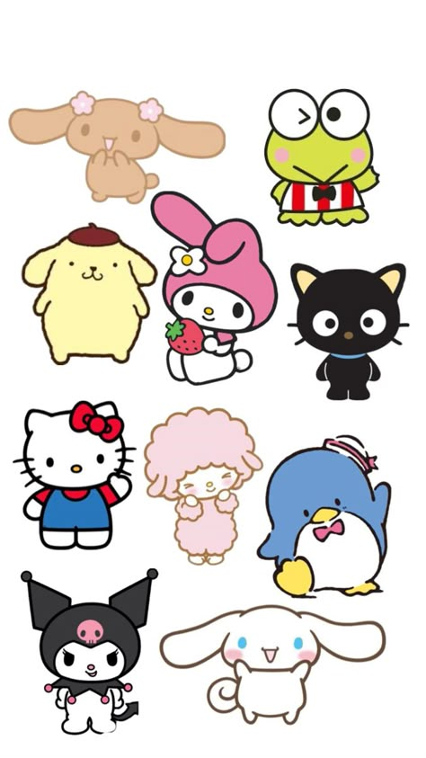 No Hello Kitty Theme Party, Hello Kitty Decorations, Hello Kitty Imagenes, Cute Easy Doodles, Cat Coloring Book, Hello Kitty Themes, Hello Kitty Aesthetic, Kitty Images, Hello Kitty Coloring