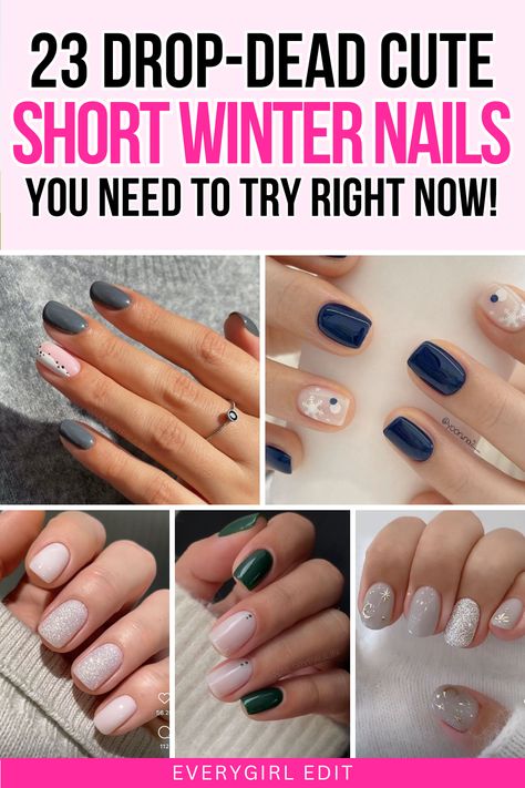 short winter nails, short winter nail designs, short winter nail ideas, short winter nail inspo, short winter nail art, short winter nails 2025. short winter nail designs 2025. January Nail Art Short Nails, 2024 Winter Nails Short, Cute Short Acrylic Nails Winter, Simple Winter Nail Designs Short, Super Short Winter Nails, Short Nails For January, Short Gel Winter Nails, Short Square Gel Nails Winter, Short Nail Designs January