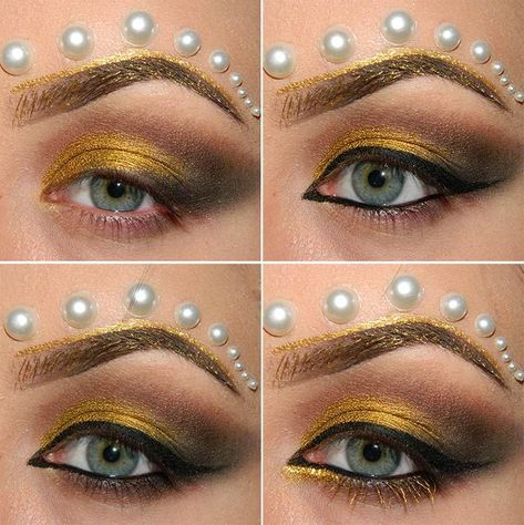 Gladiator Makeup, Goddess Halloween Makeup, Greek Goddess Makeup, Greek God Costume, Goddess Halloween, Fantasy Make-up, Halloween Make-up Looks, Goddess Makeup, Toga Party