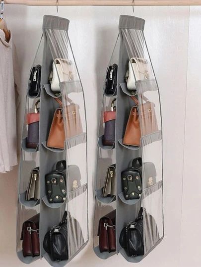 Closet Organizers & Garment Racks, Hanging Purses, Bag Rack, Purse Storage, Sewing Supplies Storage, Purse Hanger, Retail Bags, Handbag Storage, Beg Tangan