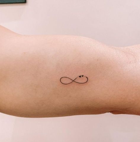 Holiday Tattoos, Partner Tattoo, Small Infinity Tattoos, Infinity Tattoo On Wrist, Motherhood Tattoos, Small Tattoos For Women, Tiny Tattoos For Women, Infinity Tattoo Designs, Tiny Wrist Tattoos