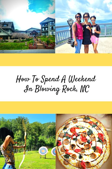 Take a trip to beautiful Blowing Rock, NC! This itinerary will get you started with where to stay, what to do, and tasty places to eat! Blowing Rock Nc, Blowing Rock, Sing To Me, The Hills, Places To Eat, Girls Trip, Family Fun, Adventure Travel, Travel